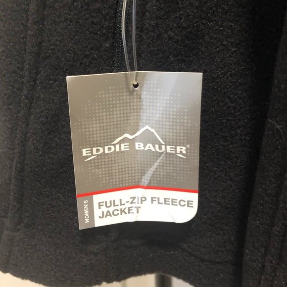 Eddie Bauer full zip fleece jacket NWT size large - Picture 4 of 7